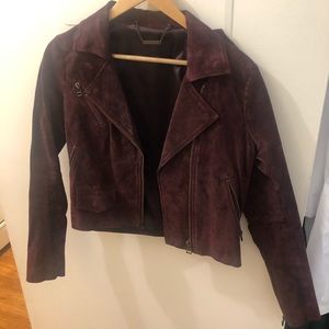 Capulet suede leather leather jacket